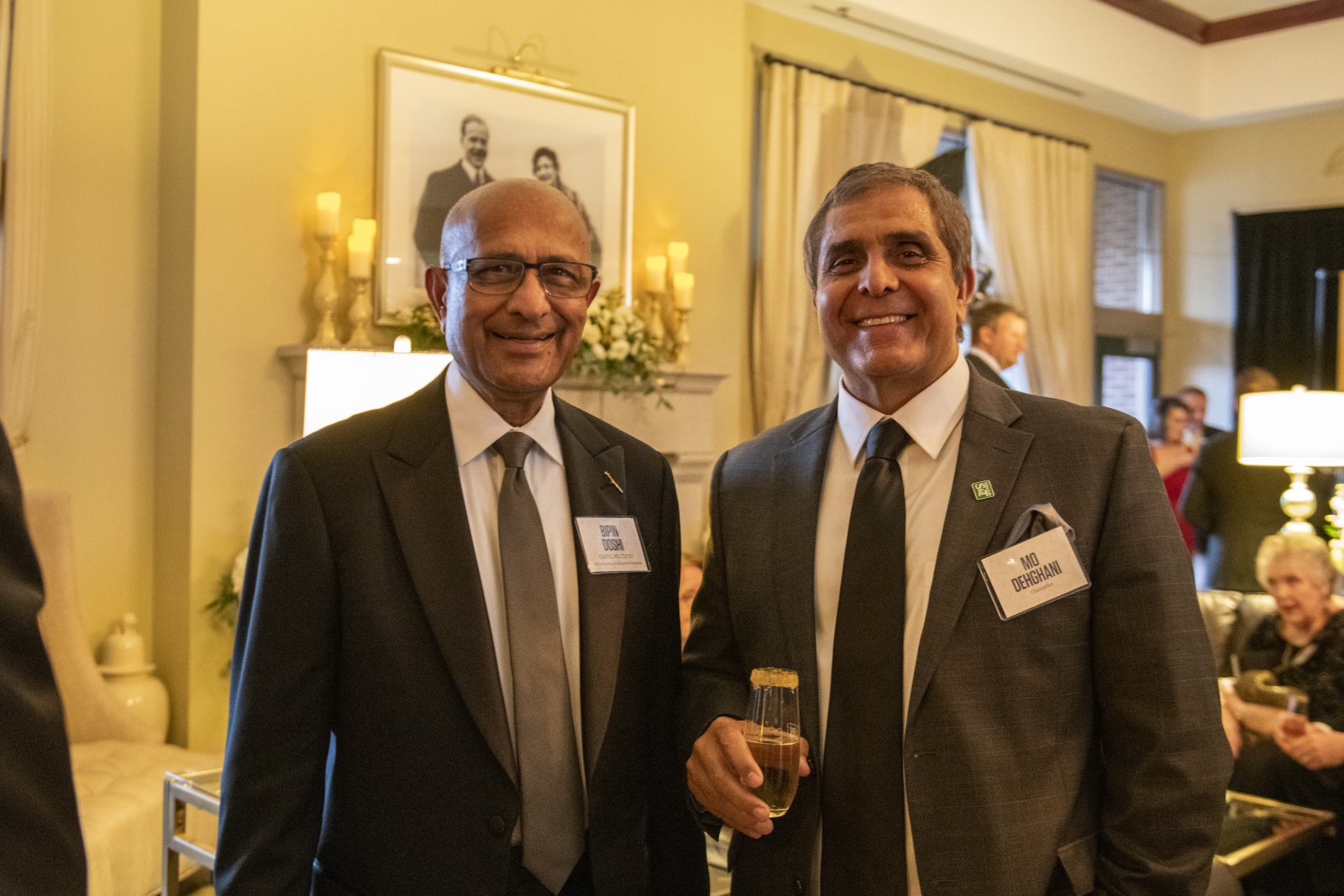 people at alumni of influence event